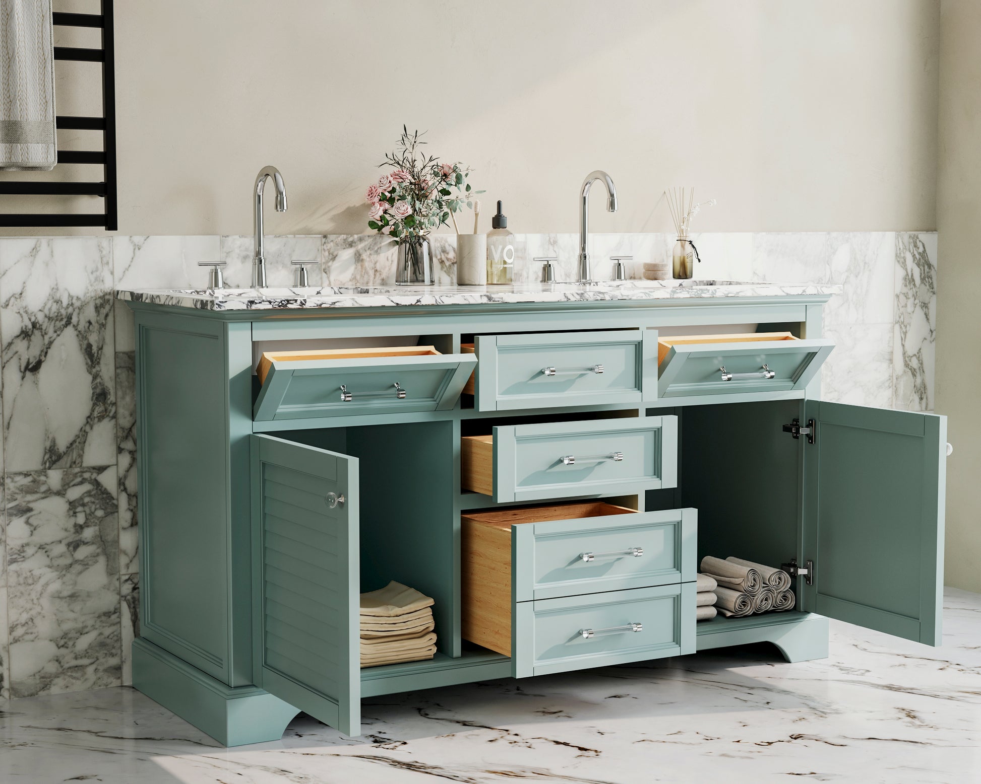 Frosted Savannah Vanities