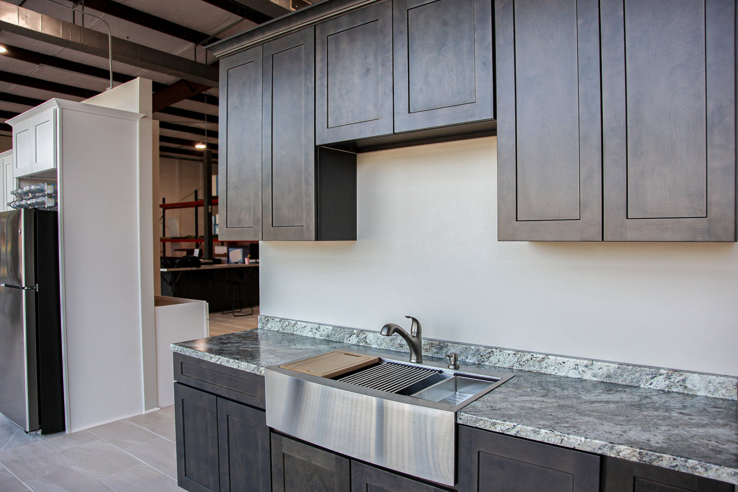 Storm Gray Shaker Cabinets