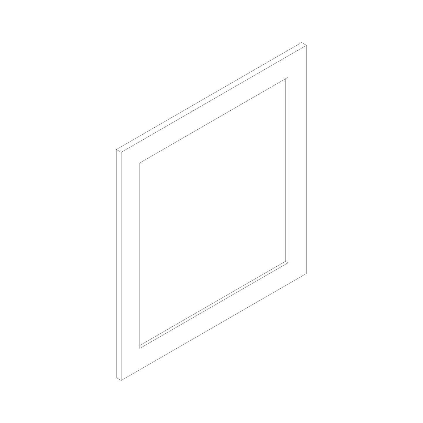 30" x 32" Framed Vanity Mirror