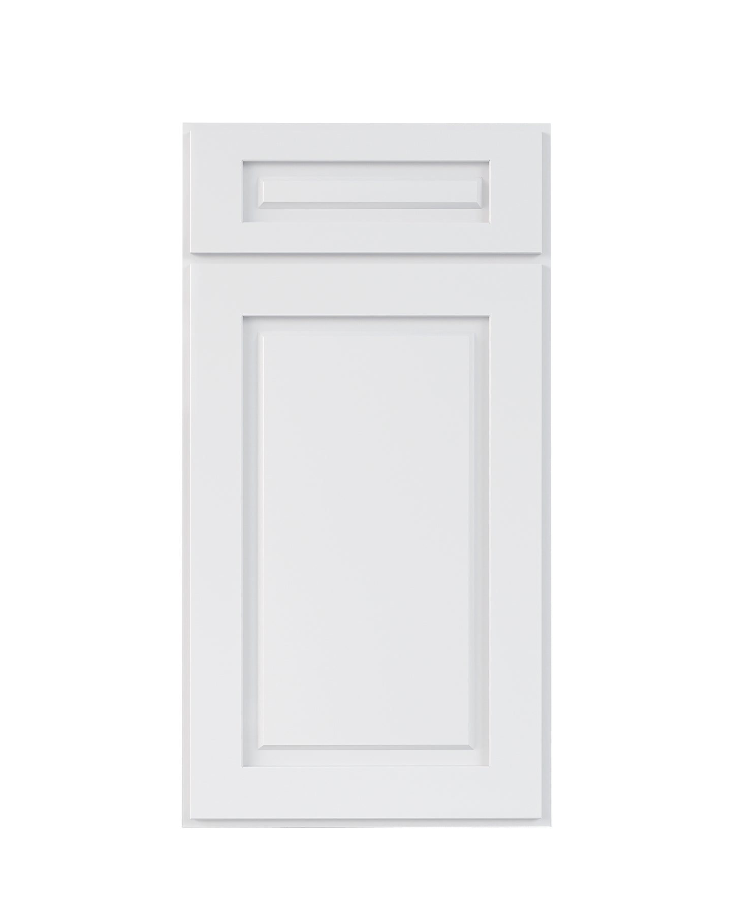 Glacier White Raised Panel Sample