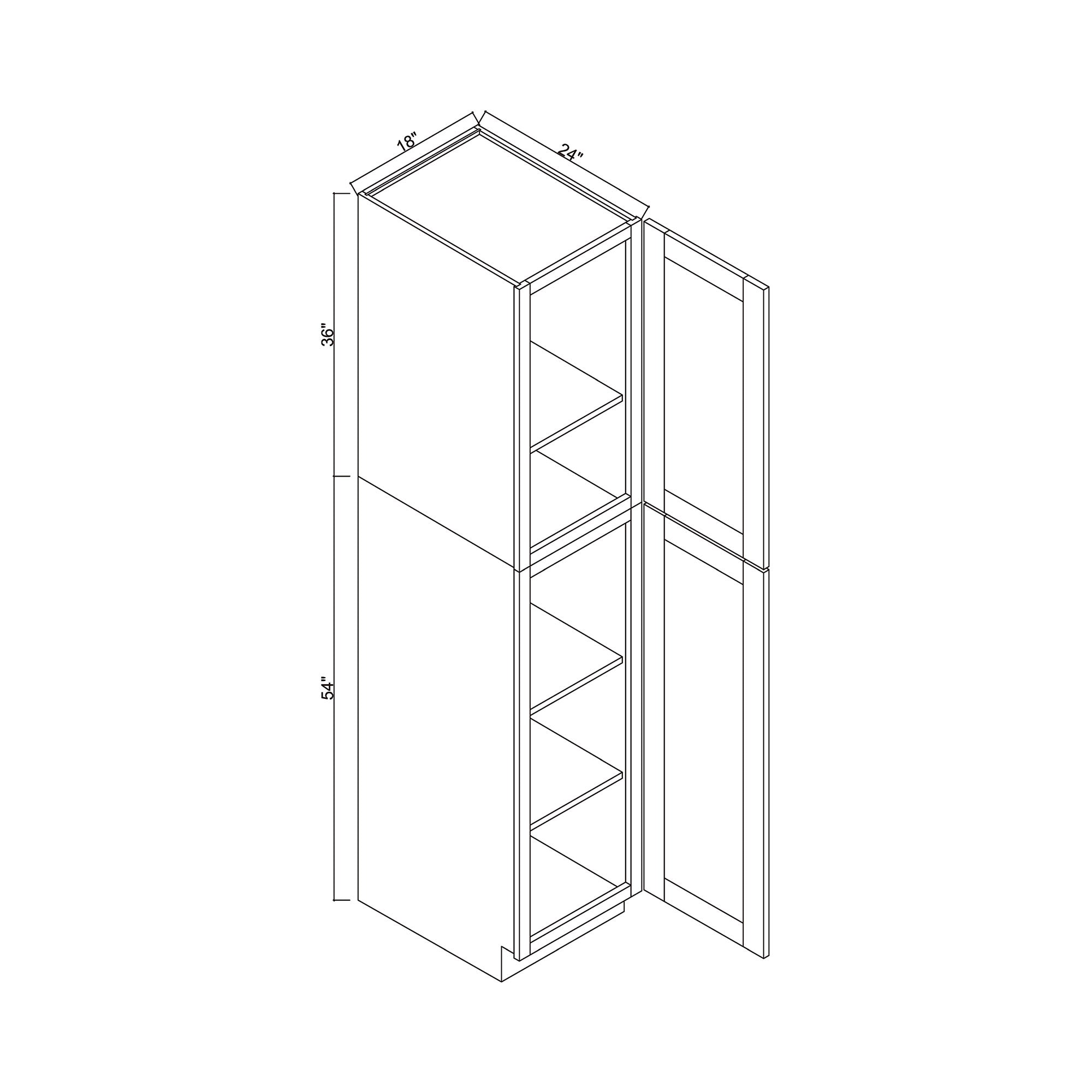 18 X 90 Pantry Cabinet 18 X 90 Pantry Cabinet