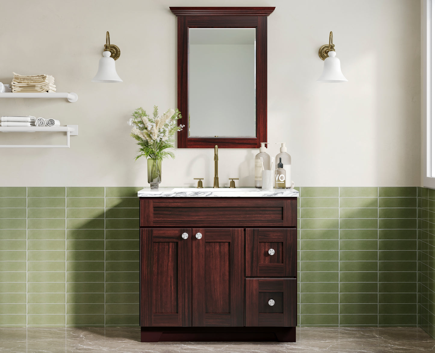 Cherry Shaker Vanities