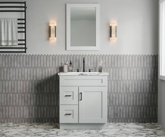 Pearl Gray Shaker Vanities