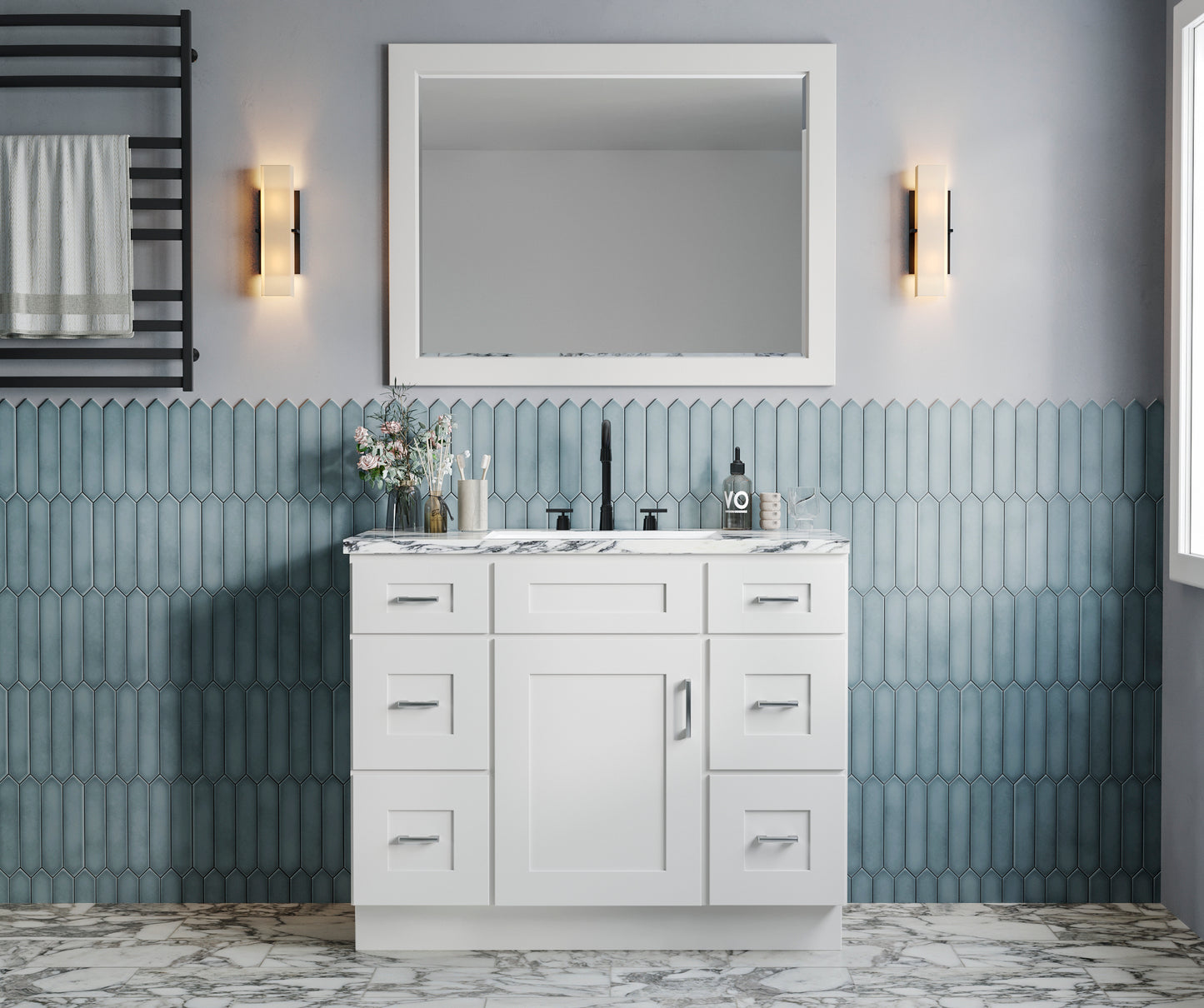 Alpine White Shaker Vanities