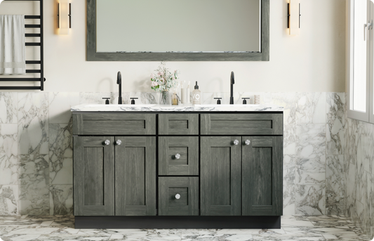 Storm Gray Shaker Vanities