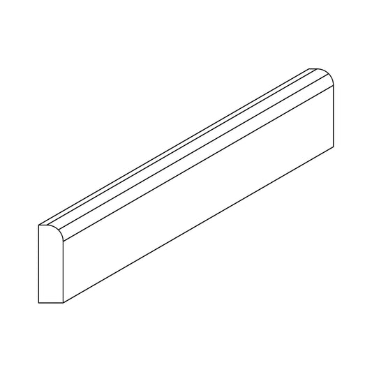 96" x 1/4" x 3/4" Scribe Molding