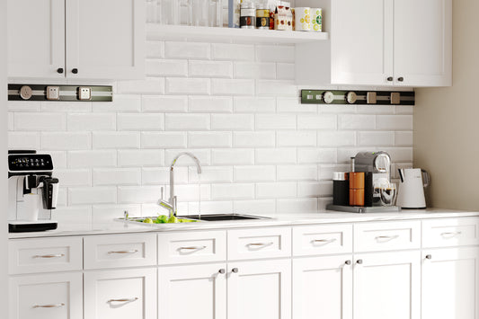 Alpine White Shaker Cabinets