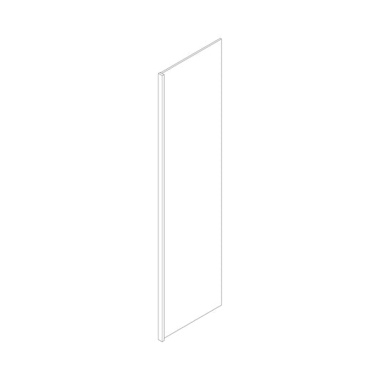 24"D x 96"H x 1.5"W Refrigerator End Panel w/ 1.5"W Front Molding