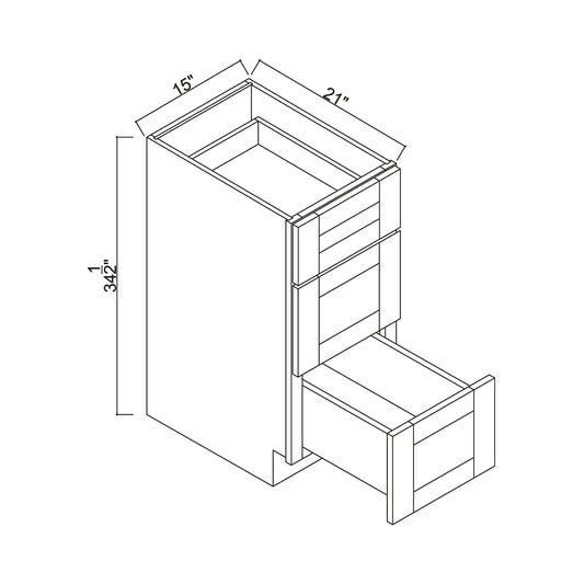 15" x 21" Vanity Base Cabinet