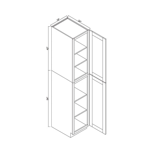 18" x 96" Pantry Cabinet