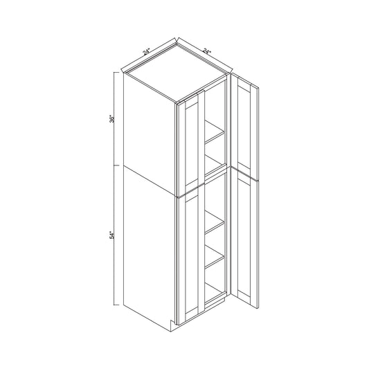 24" x 90" Pantry Cabinet