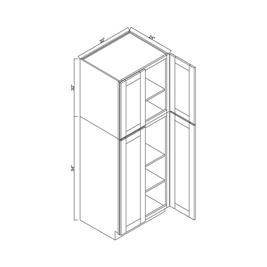 30" x 84" Pantry Cabinet